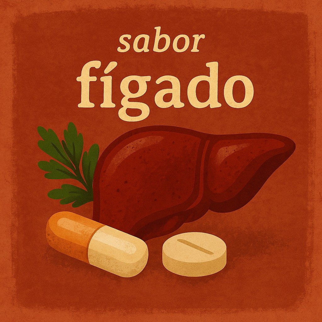 Medicamentos veterinários sabor fígado para pets